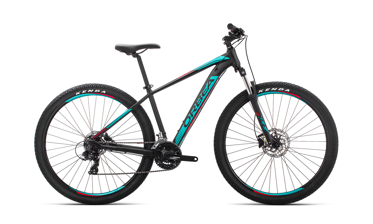 Фотографія Велосипед Orbea MX 29 60 (2019) 2019 Чорно-блакитний